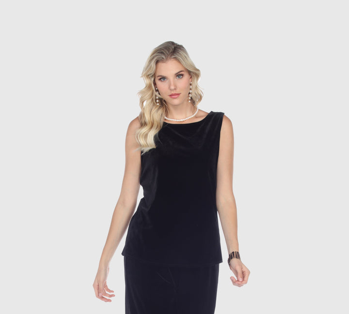 Plush Velvet Sleeveless Top