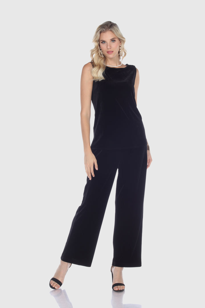 Plush Velvet Sleeveless Top