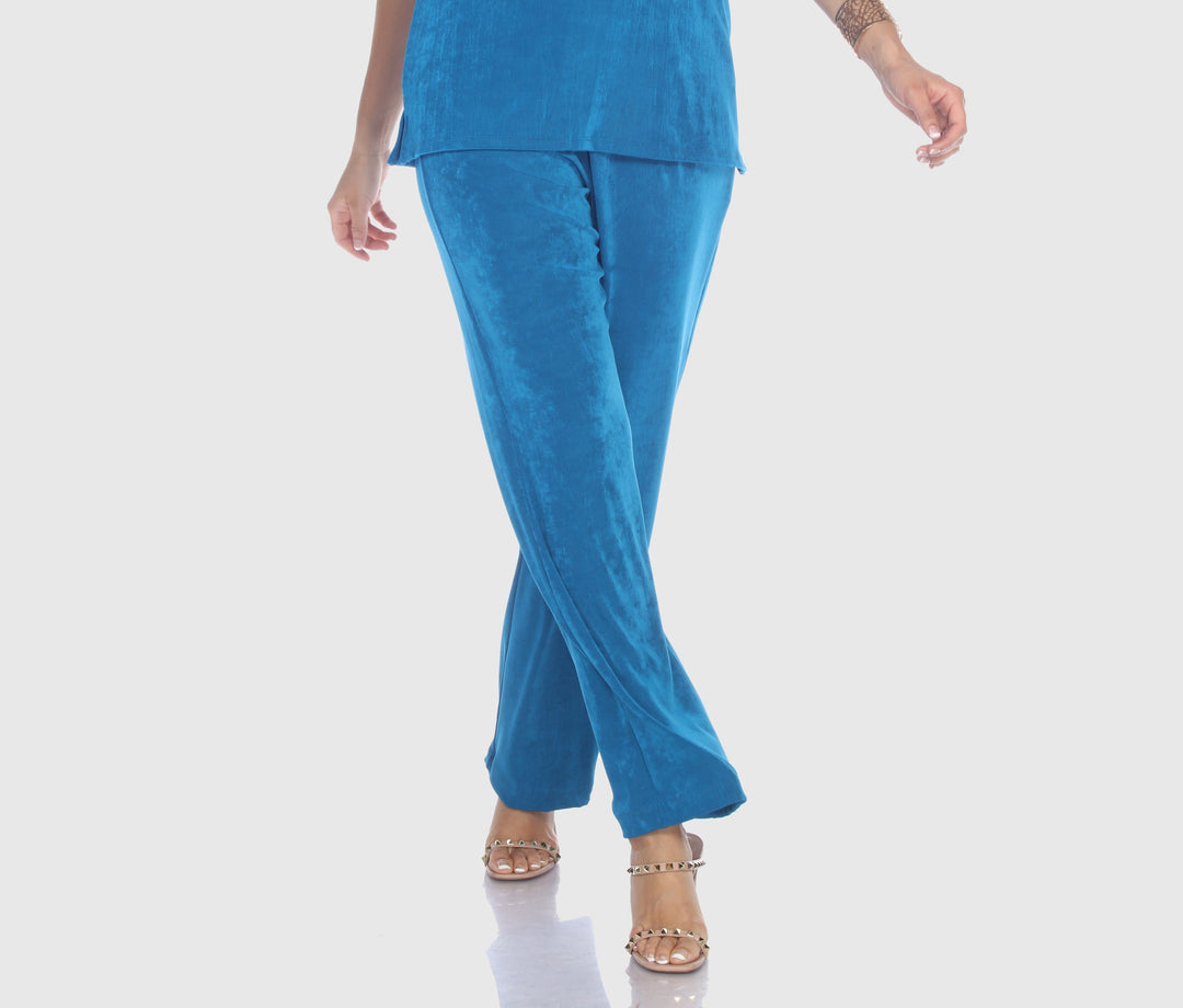 Comfort Knit Straight-Leg Pants