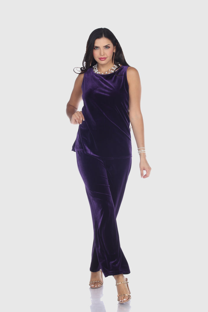 Velvet Straight Leg Pants