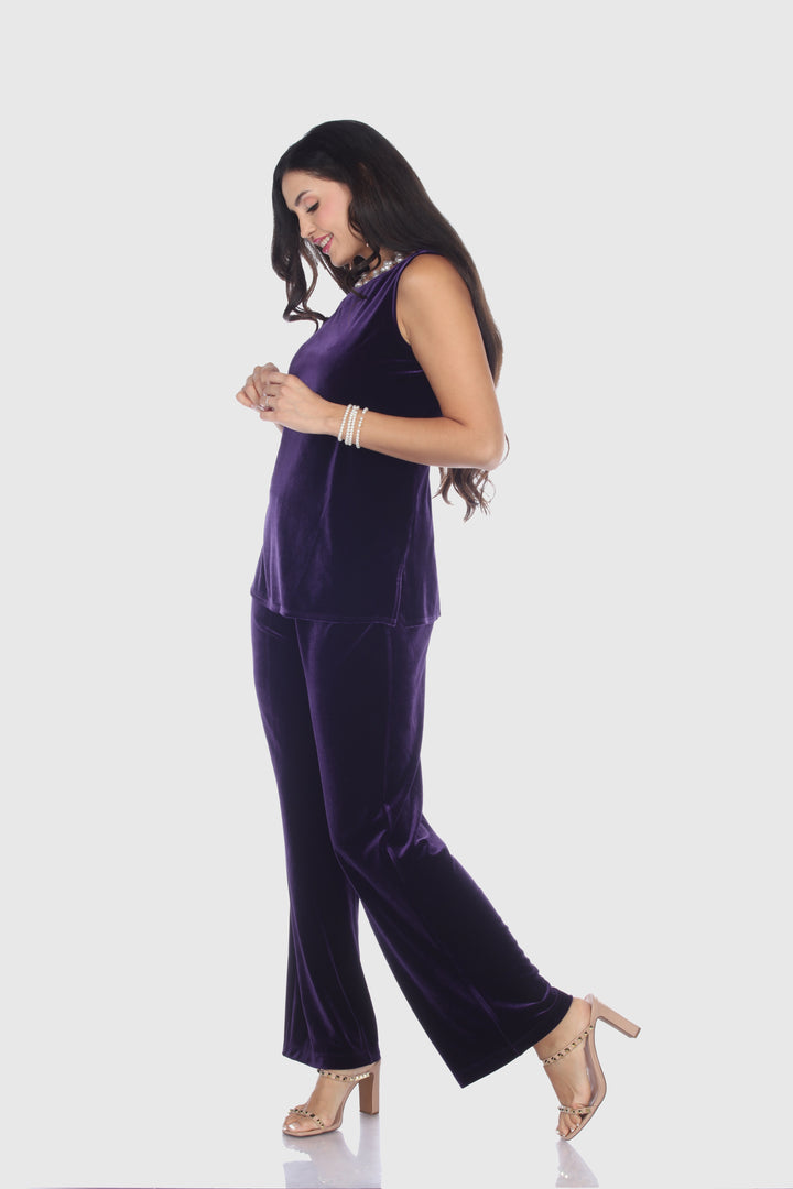 Plush Velvet Sleeveless Top