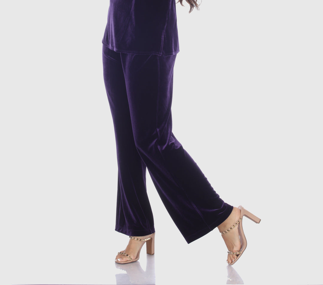 Velvet Straight Leg Pants