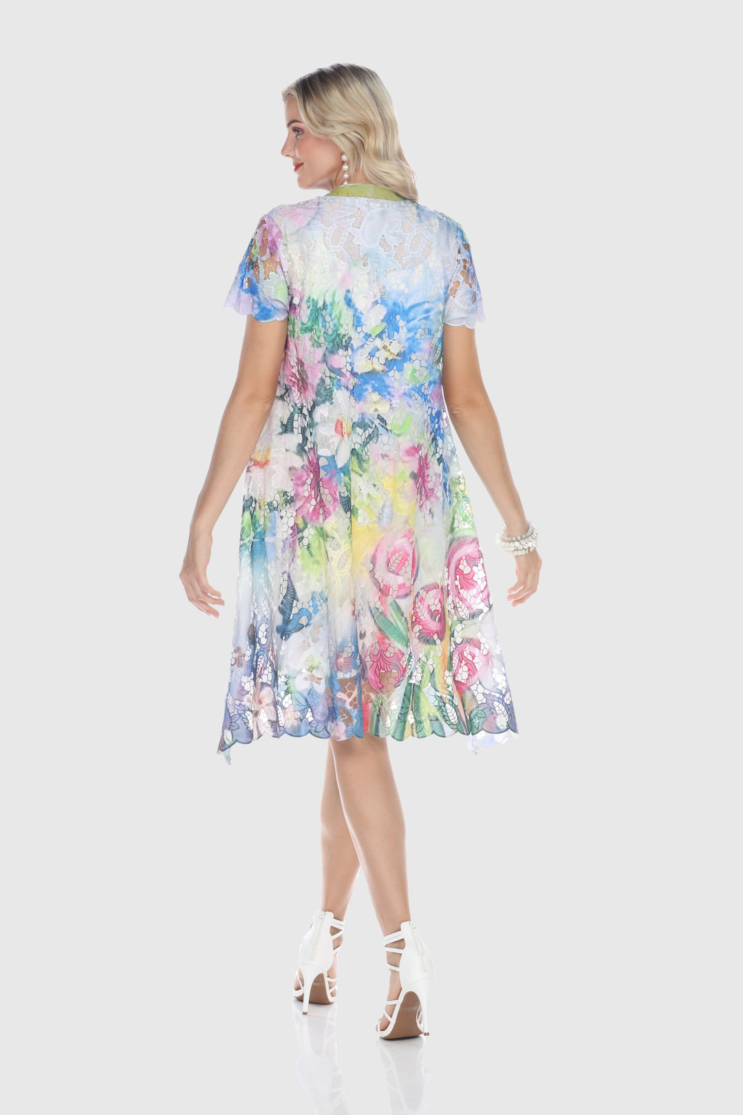 Embroidered Lace Dress