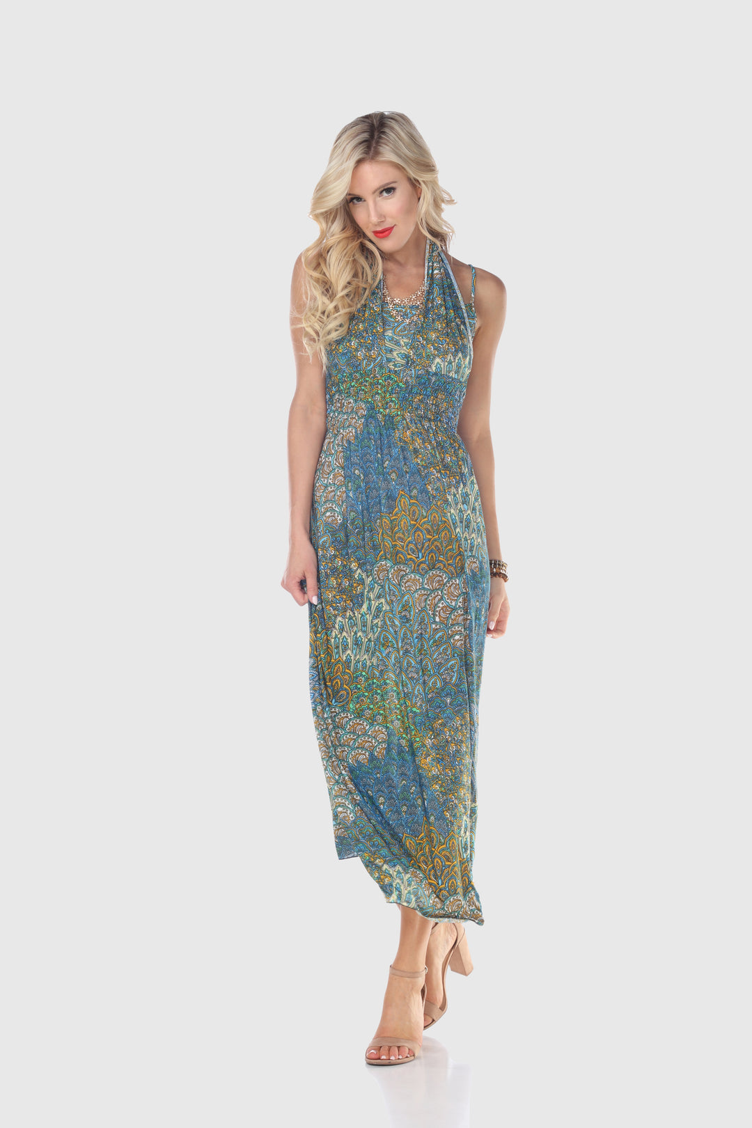 Boho Floral Maxi Long Dress