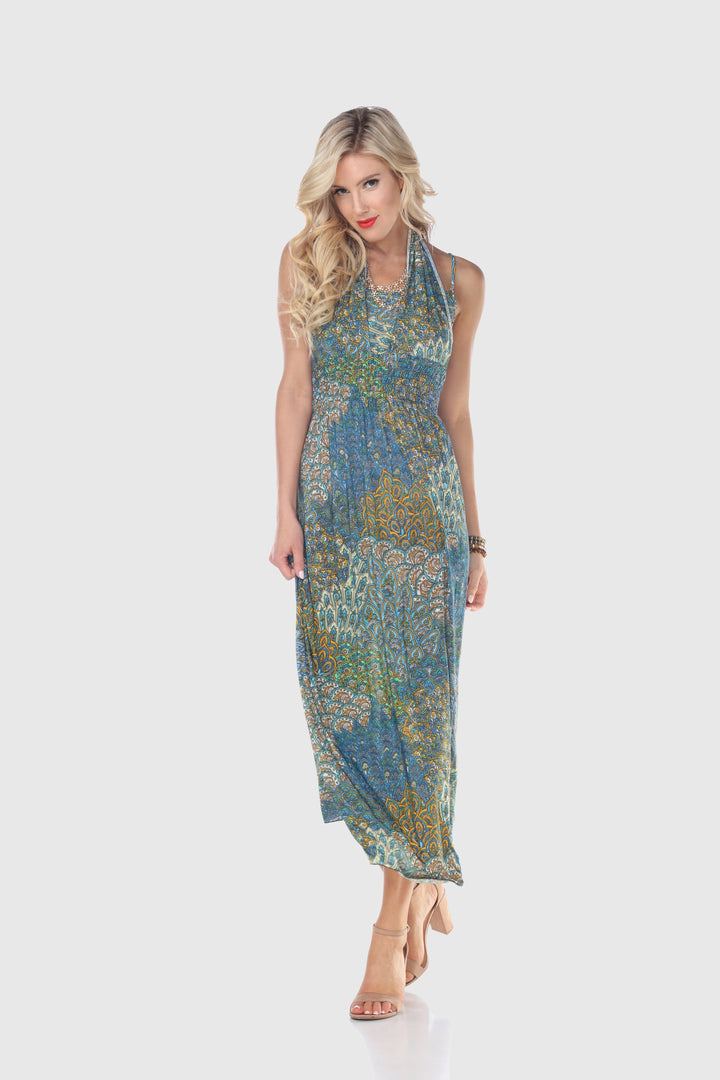 Boho Floral Maxi Long Dress