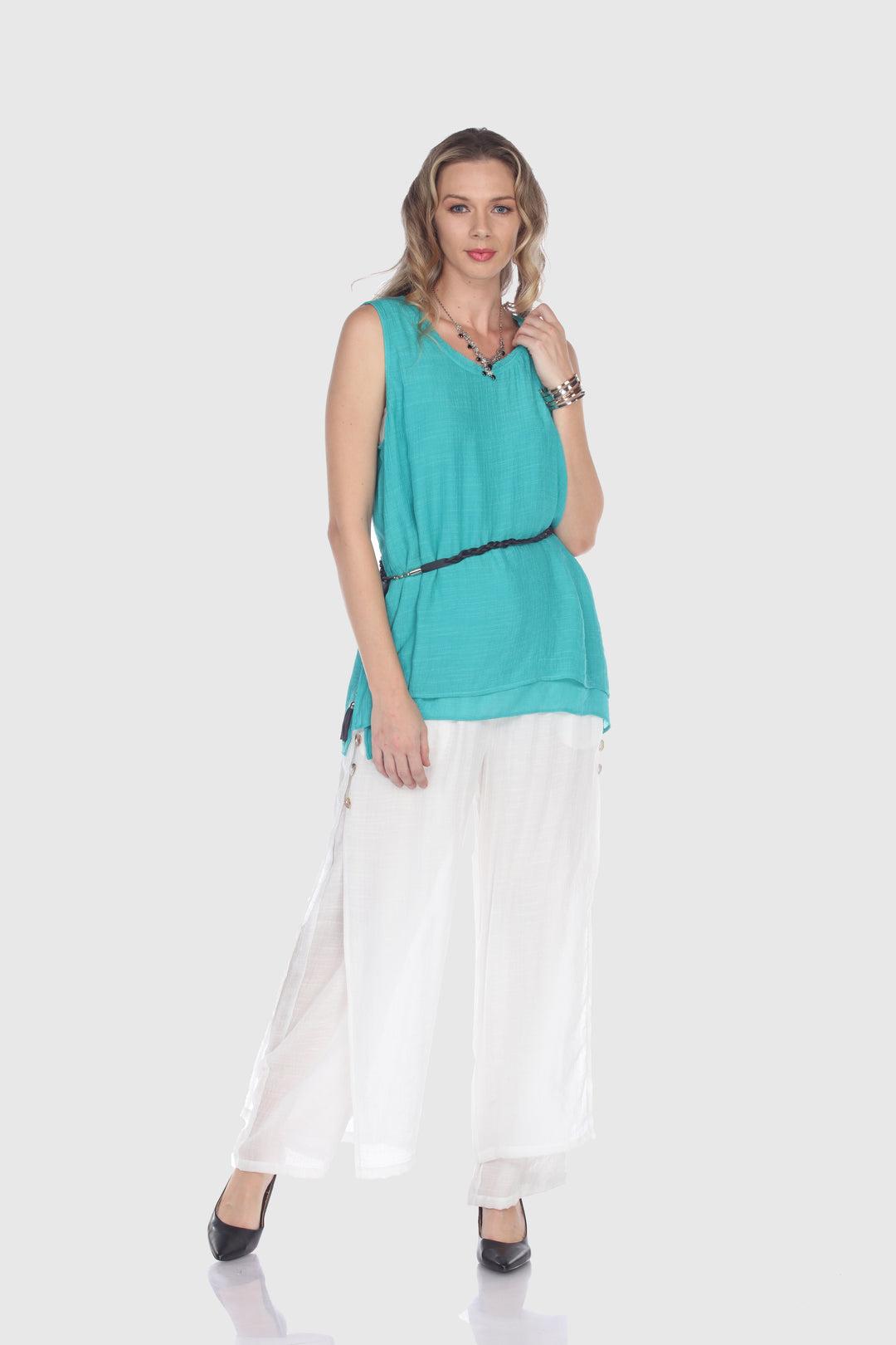 Layered Sleeveless Tank Top