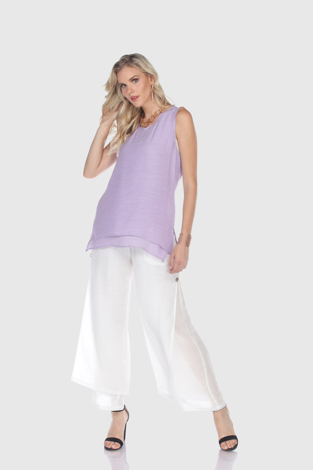 Layered Sleeveless Tank Top