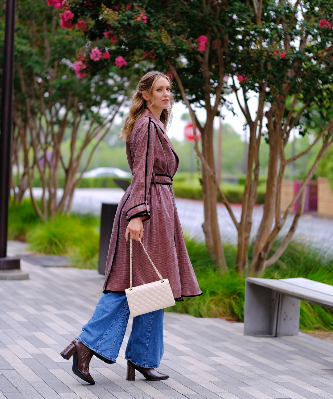 MetroContrast Drape Trench