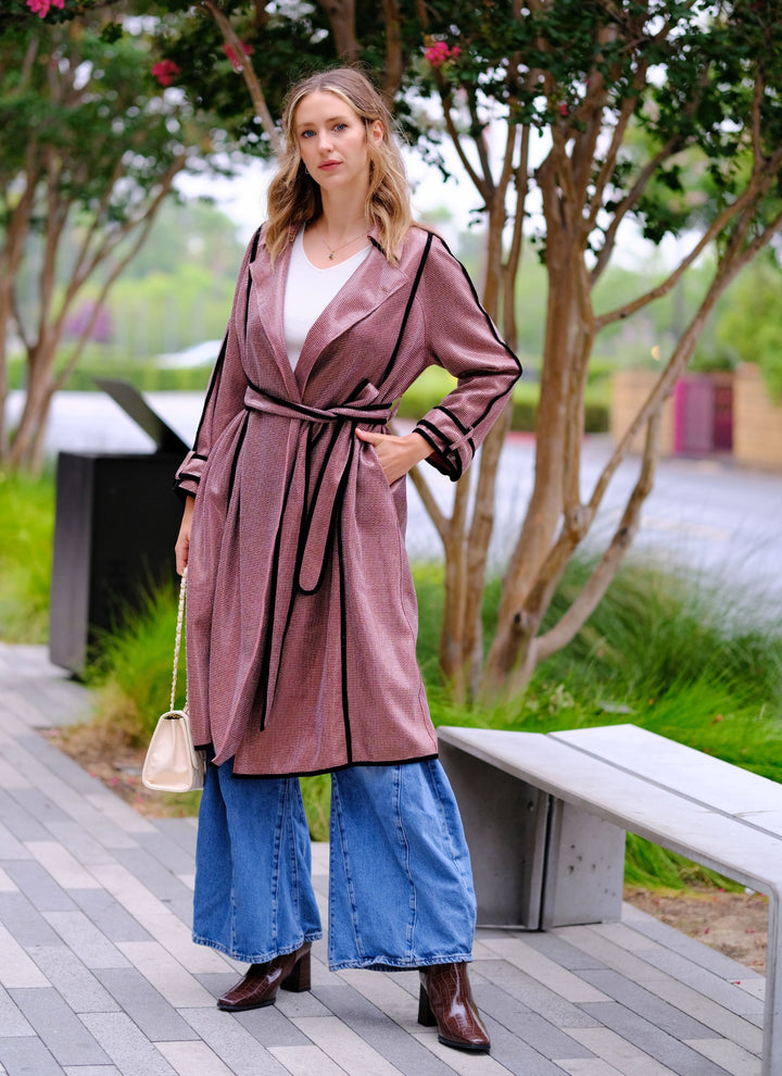 MetroContrast Drape Trench