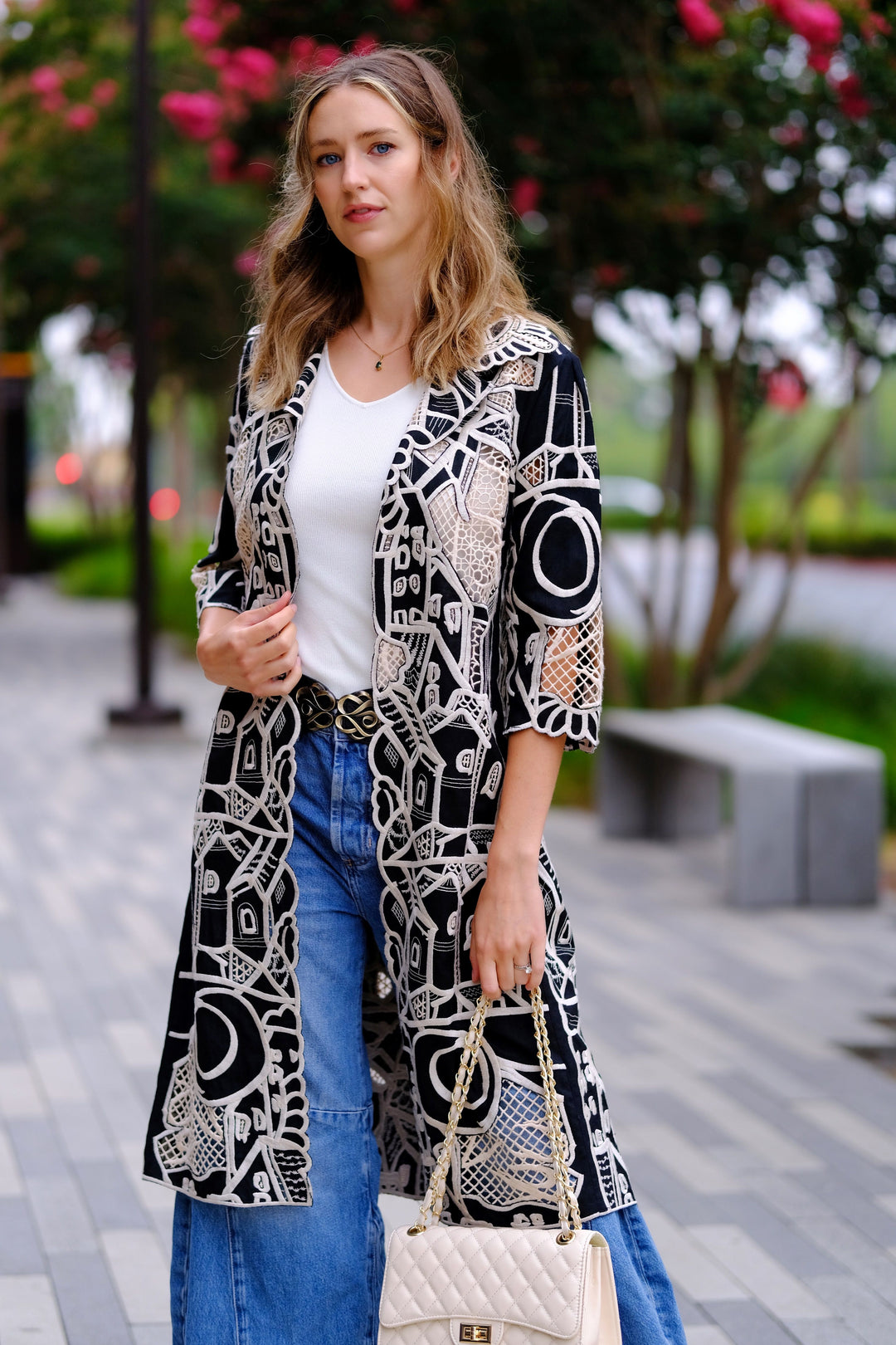 Urban Geometry Duster Jacket