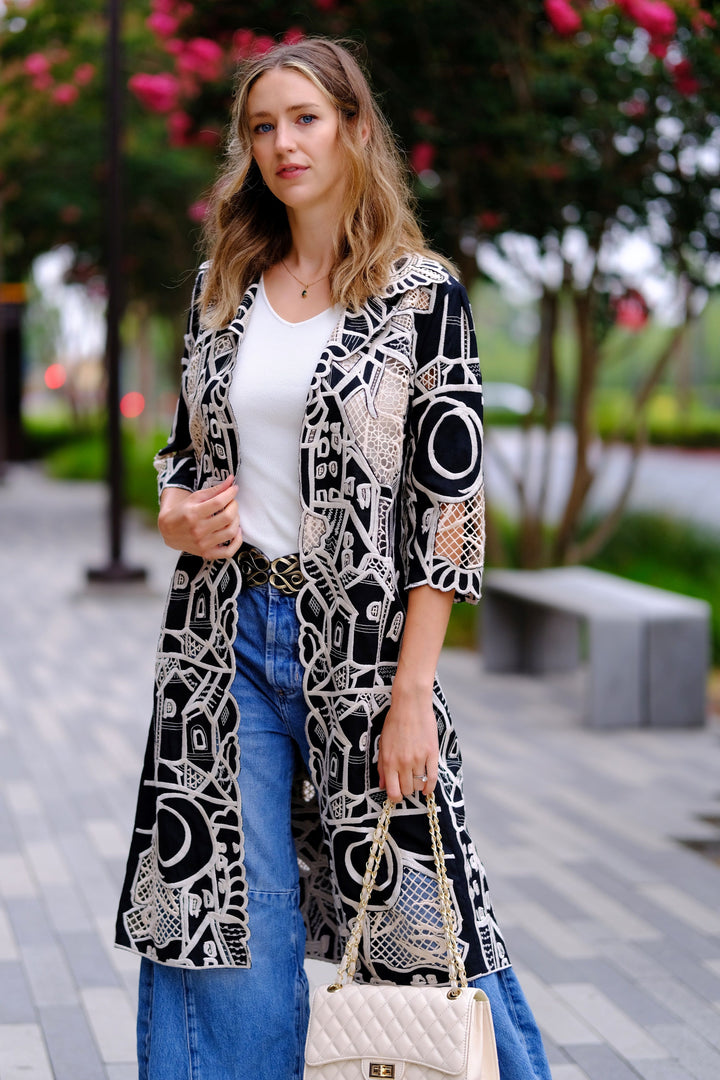 Urban Geometry Duster Jacket