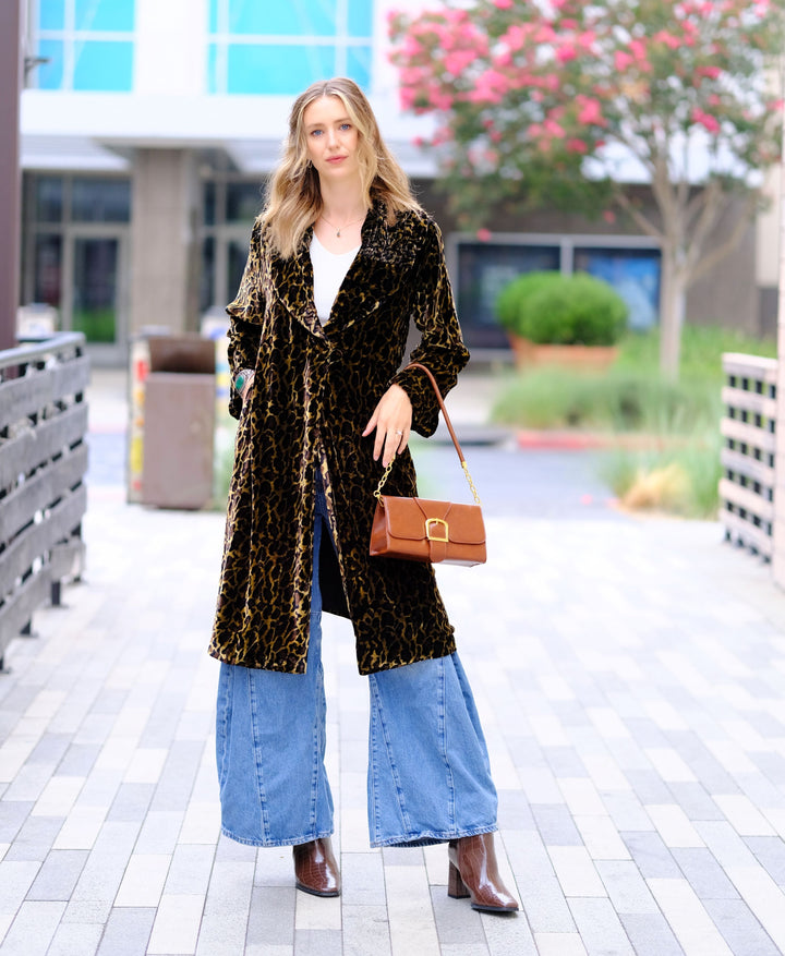 Velvet Wildcat Duster Coat