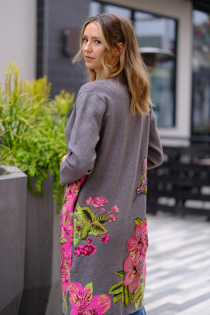 Botanical Bloom Knit Jacket