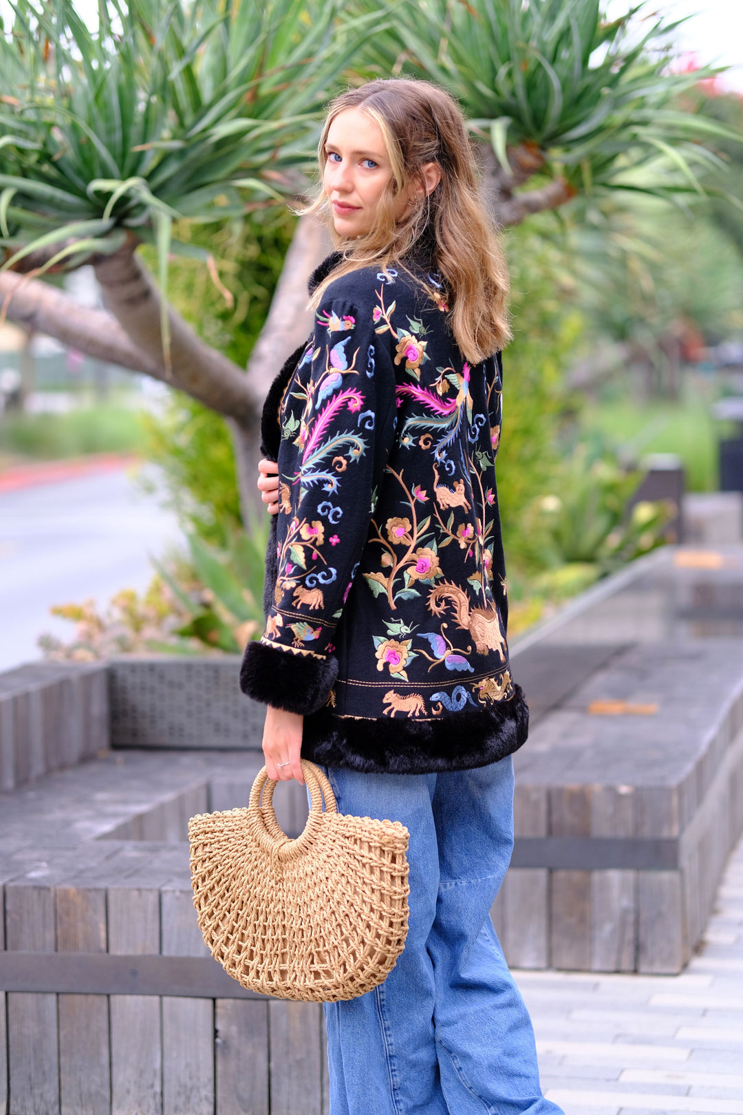Mythic Garden Embroidered Coat