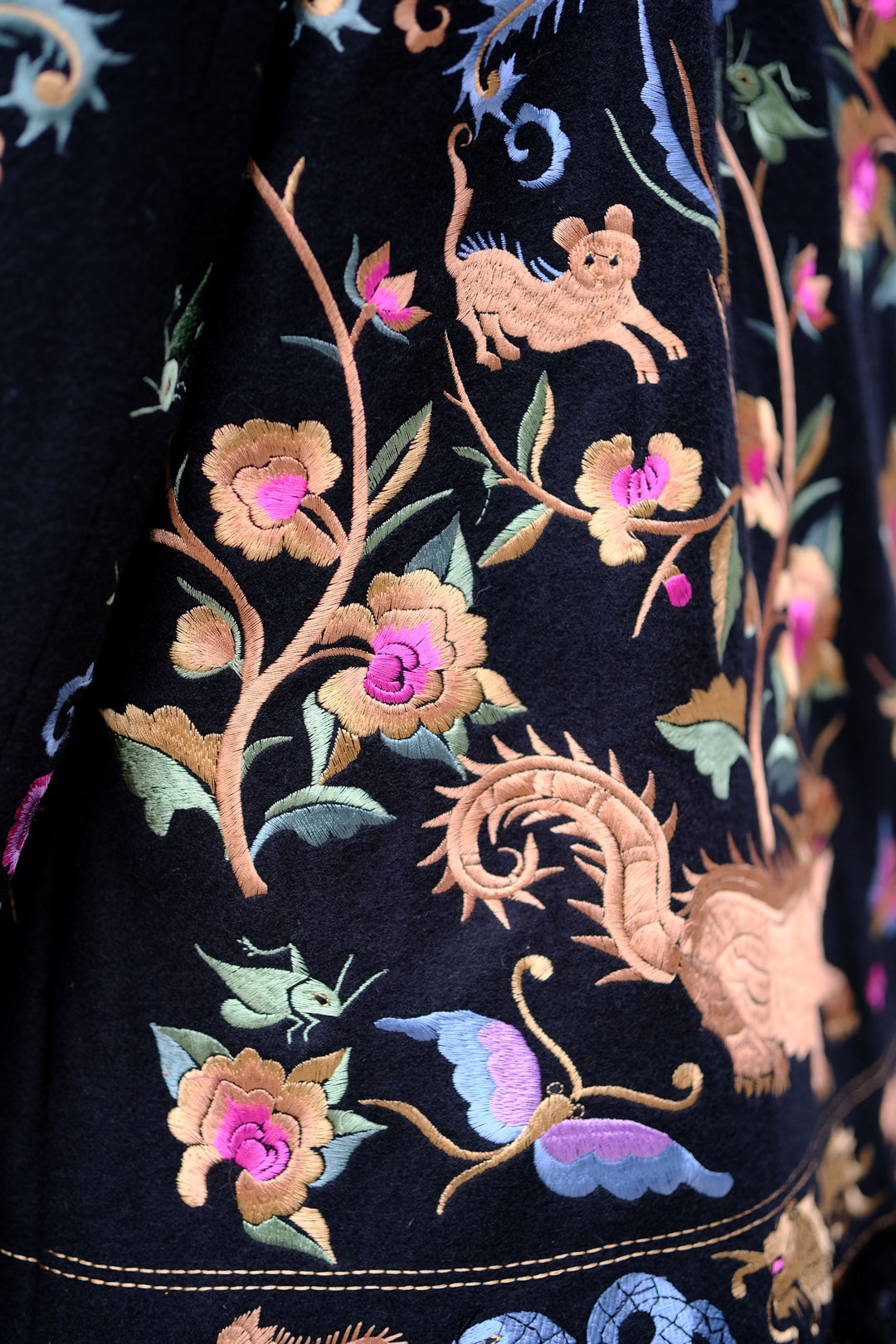Mythic Garden Embroidered Coat
