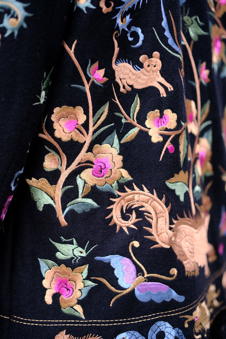 Mythic Garden Embroidered Coat