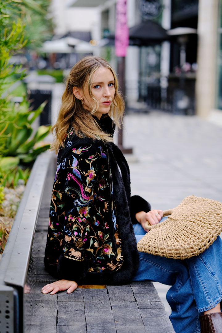 Mythic Garden Embroidered Coat