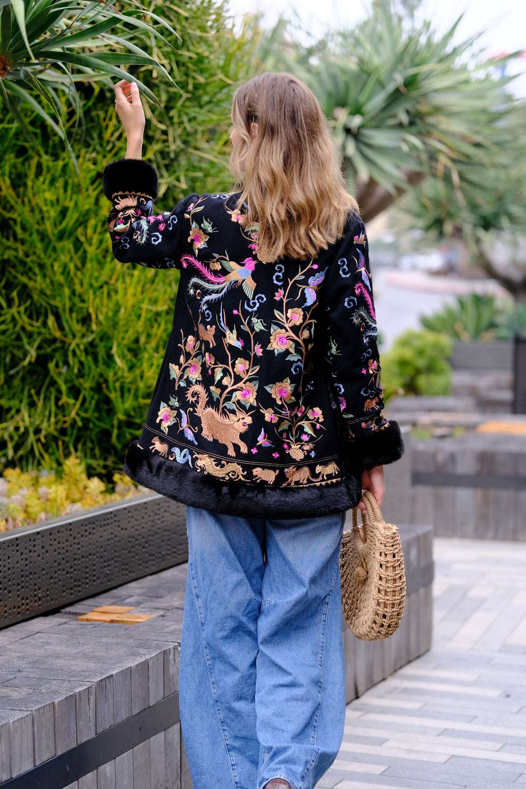 Mythic Garden Embroidered Coat