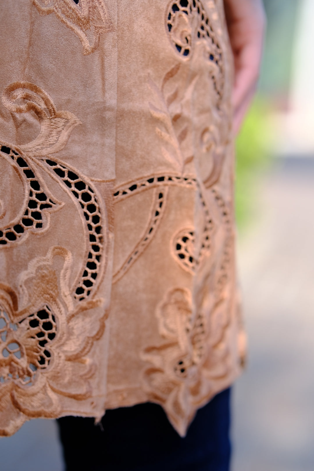 Sahara Bloom Embroidered Duster