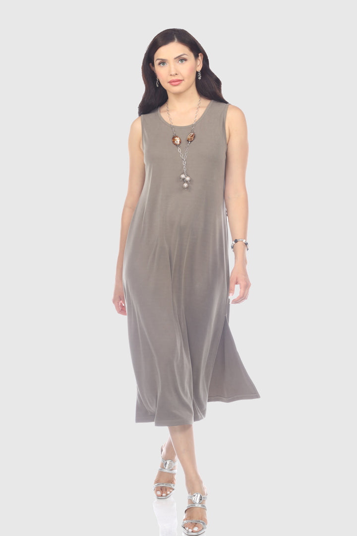 Casual Solid Midi Dress