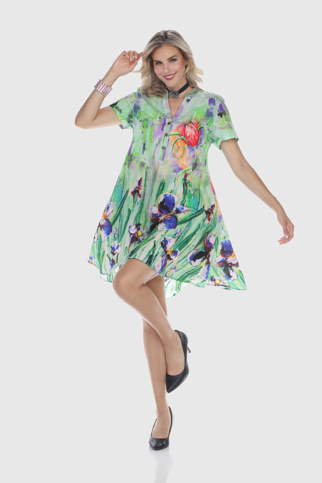 Garden Melody Print Dress